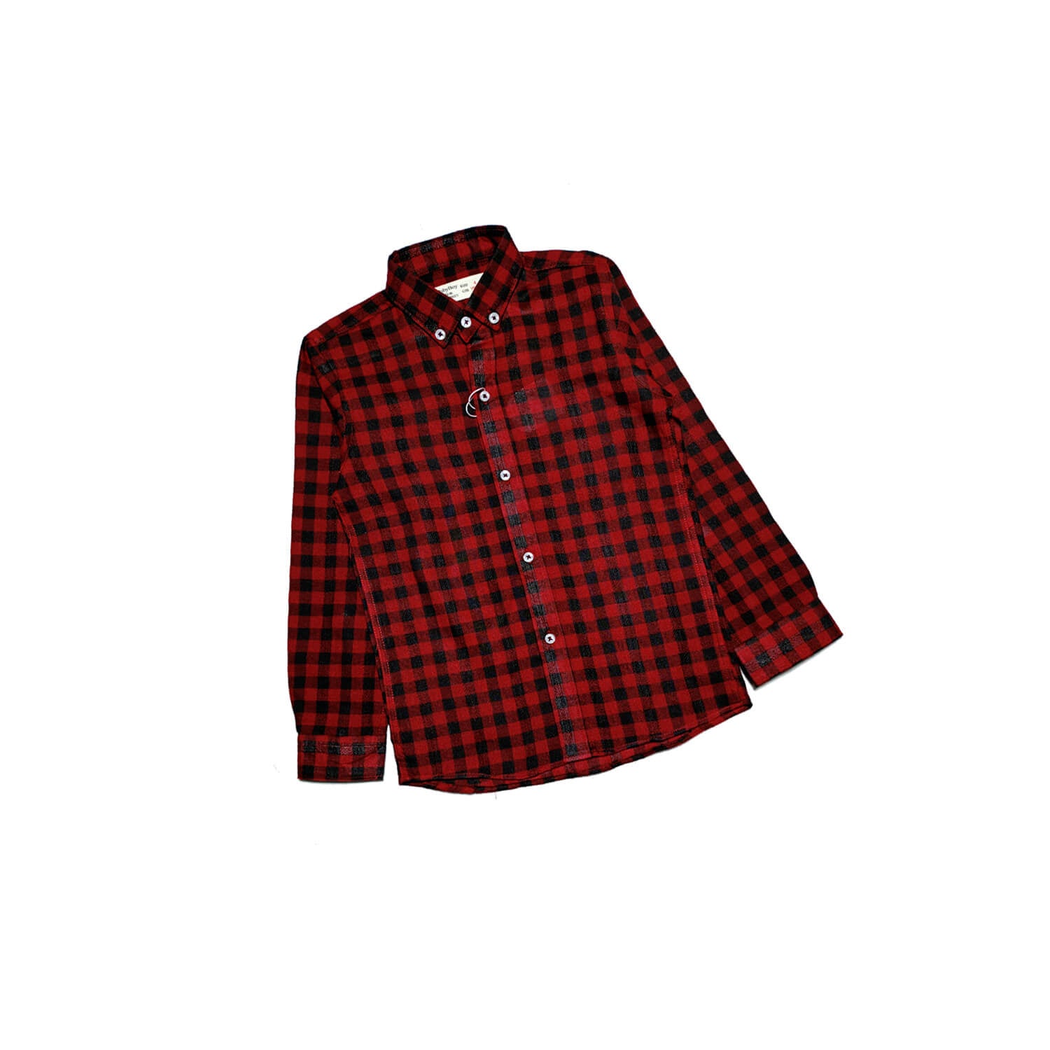 Classic Red Plaid Casual Shirt - Red