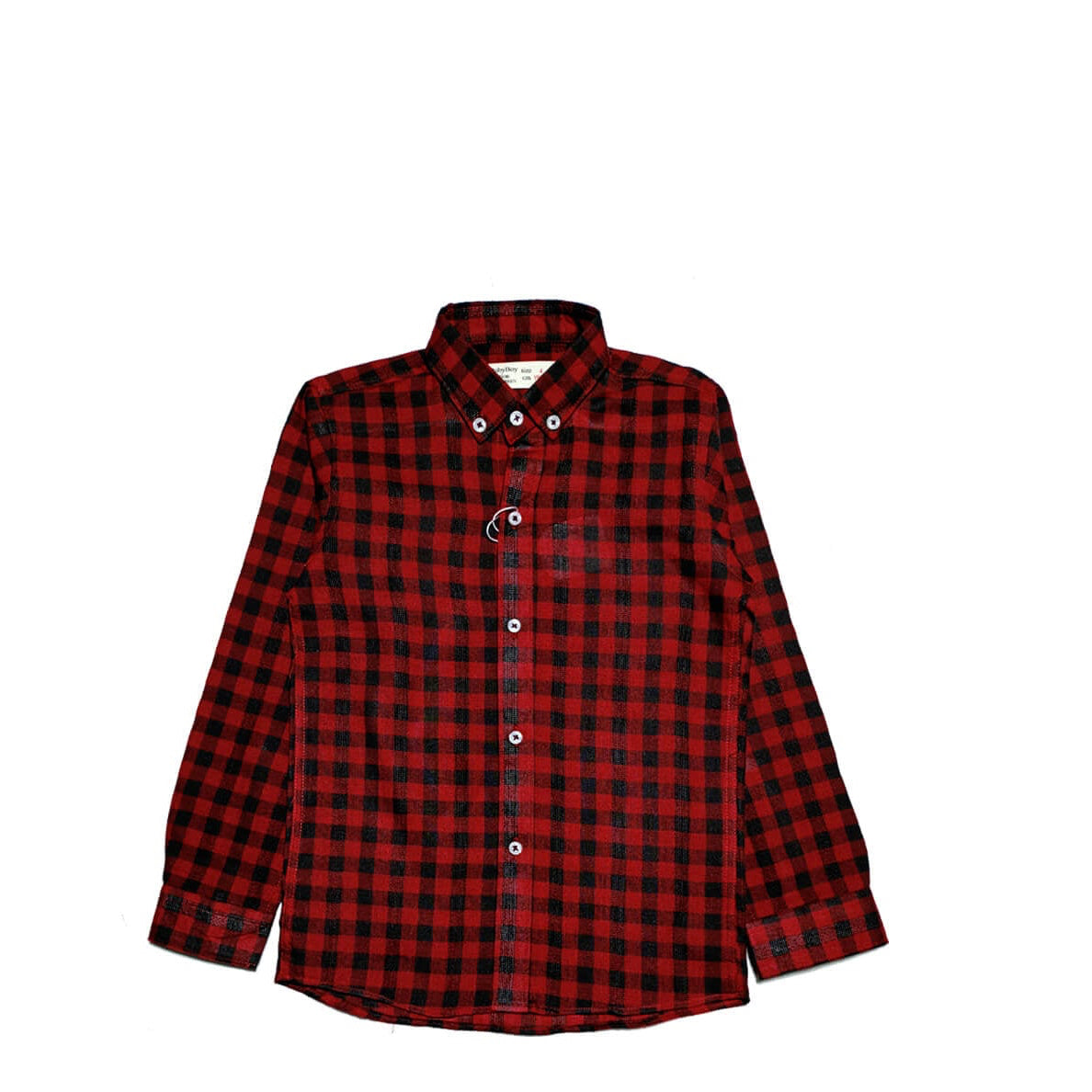 Classic Red Plaid Casual Shirt - Red