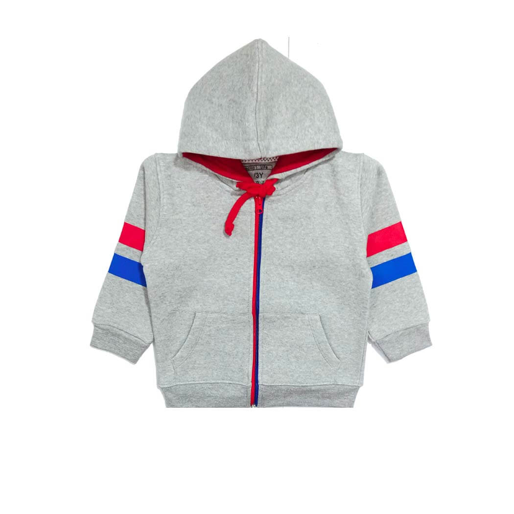 Classic Zipper Hood - Gray