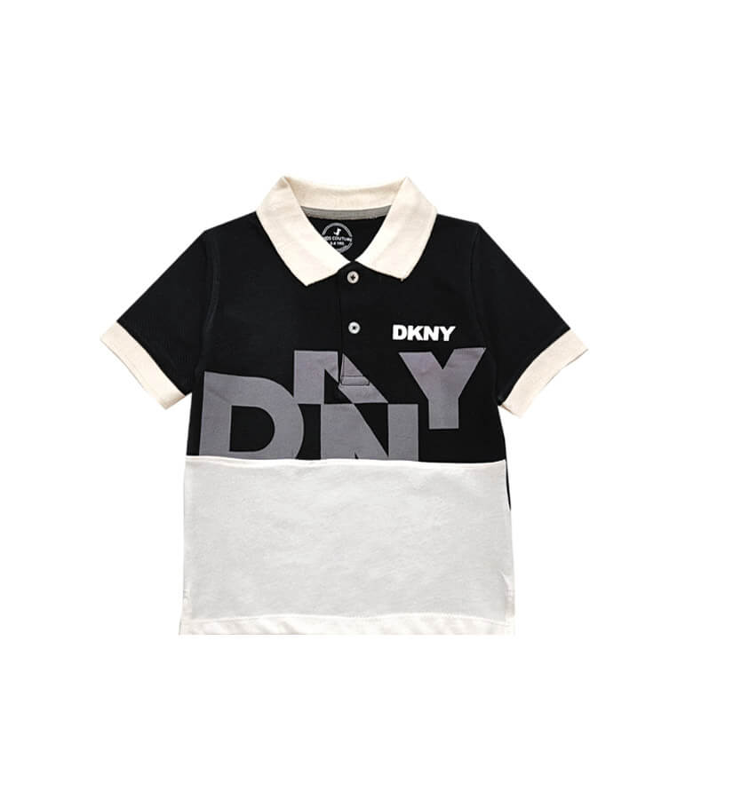 ClassicDKNYPrintedDoublePenalPoloShirt-OffWhite_Black