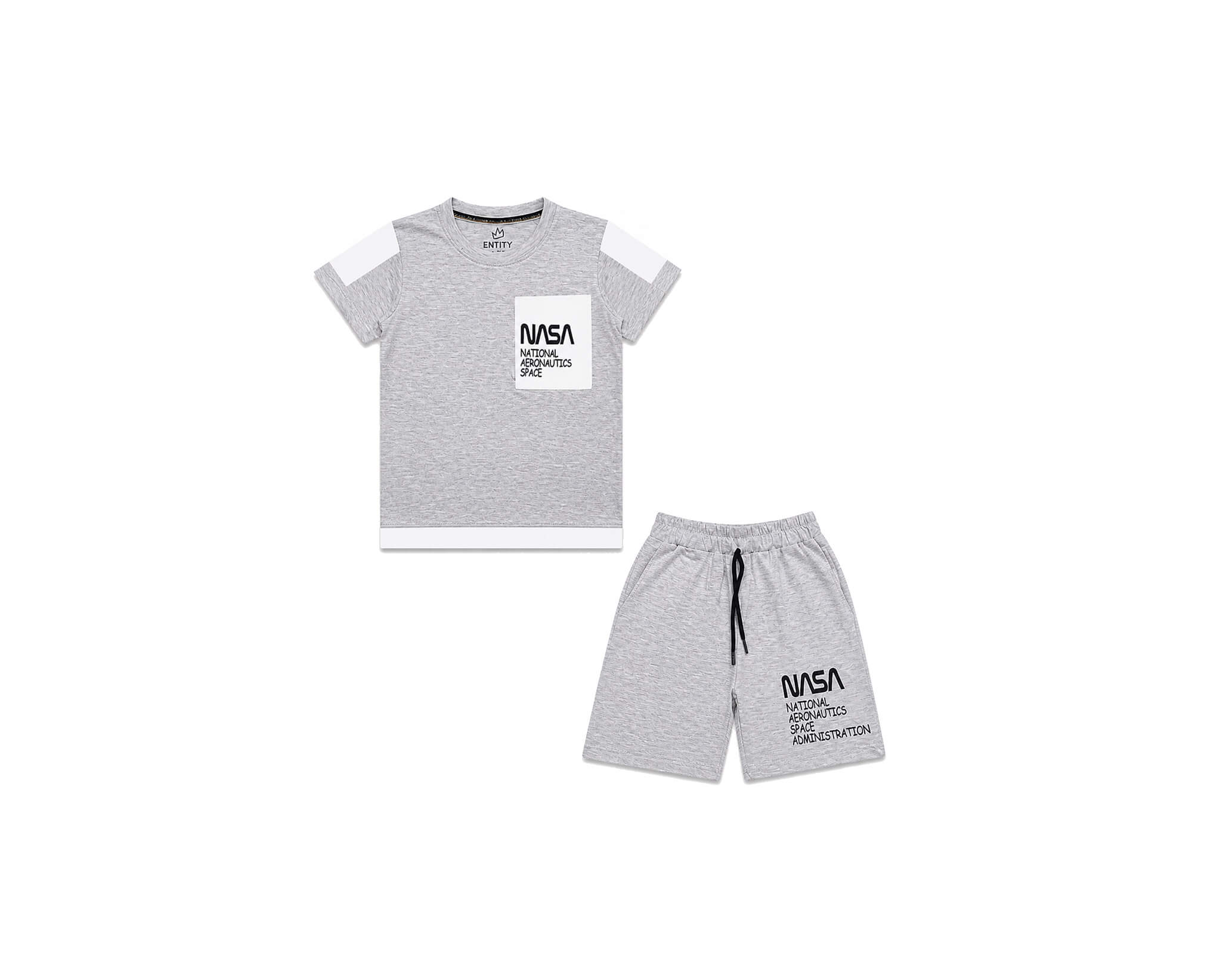 ClassicLookWhitePenalTee_Short-HeatherGrey