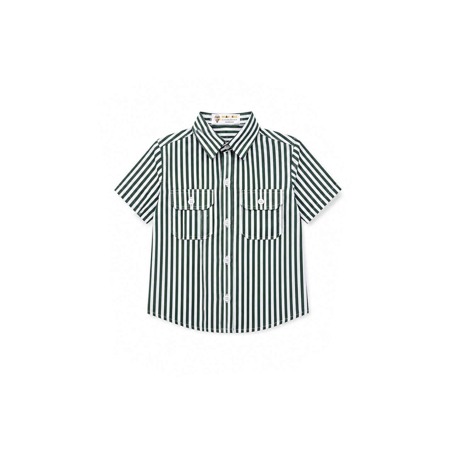 ClassicWhite_BlackStripsWithFrontPocketCasualShirt-White