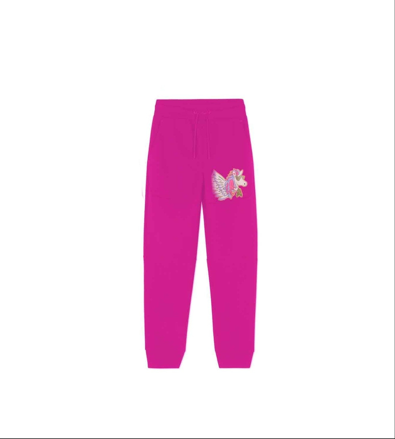 Classic Girl Unicorn Trouser - Shocking Pink