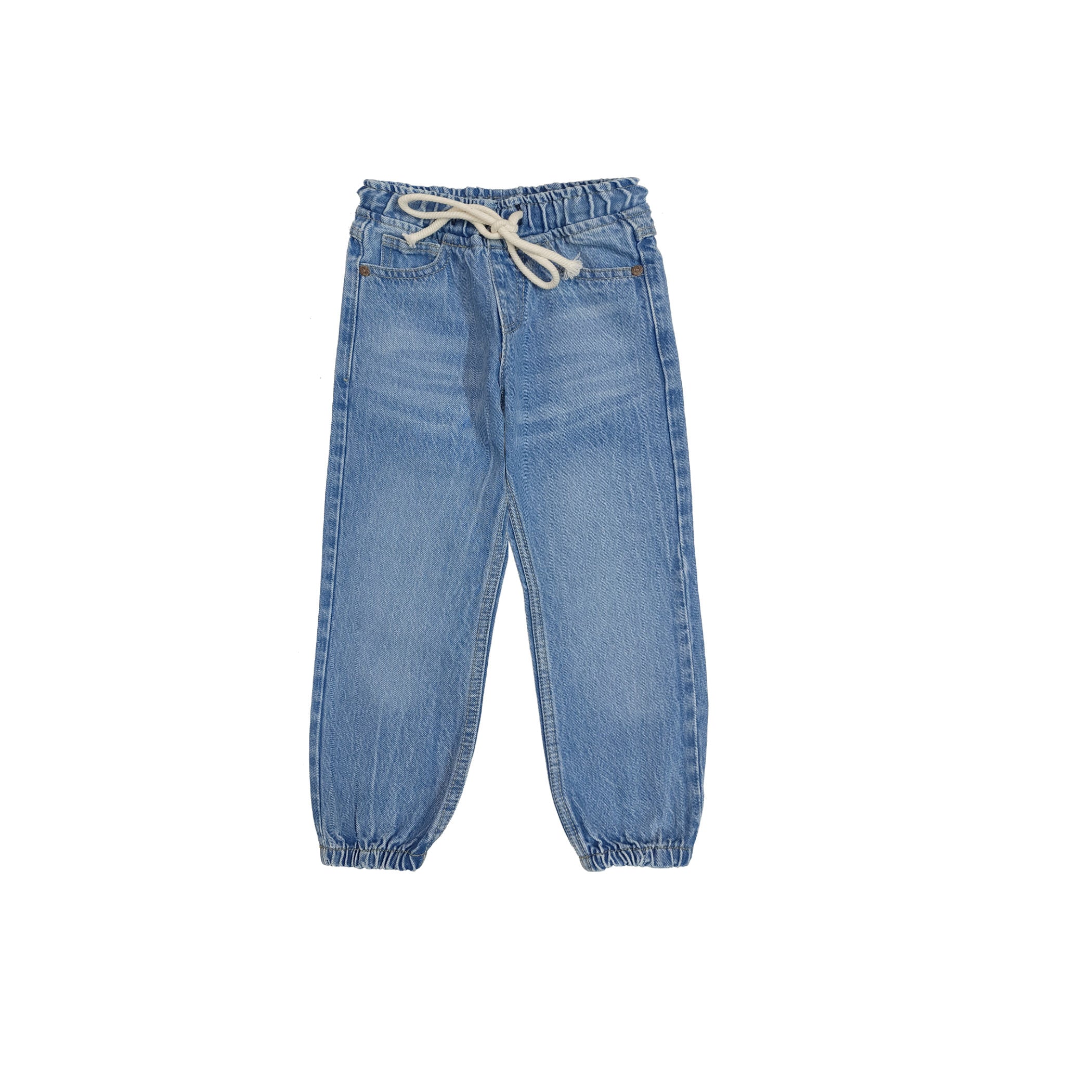 Classic Joggers Denim Pent - Sky Blue