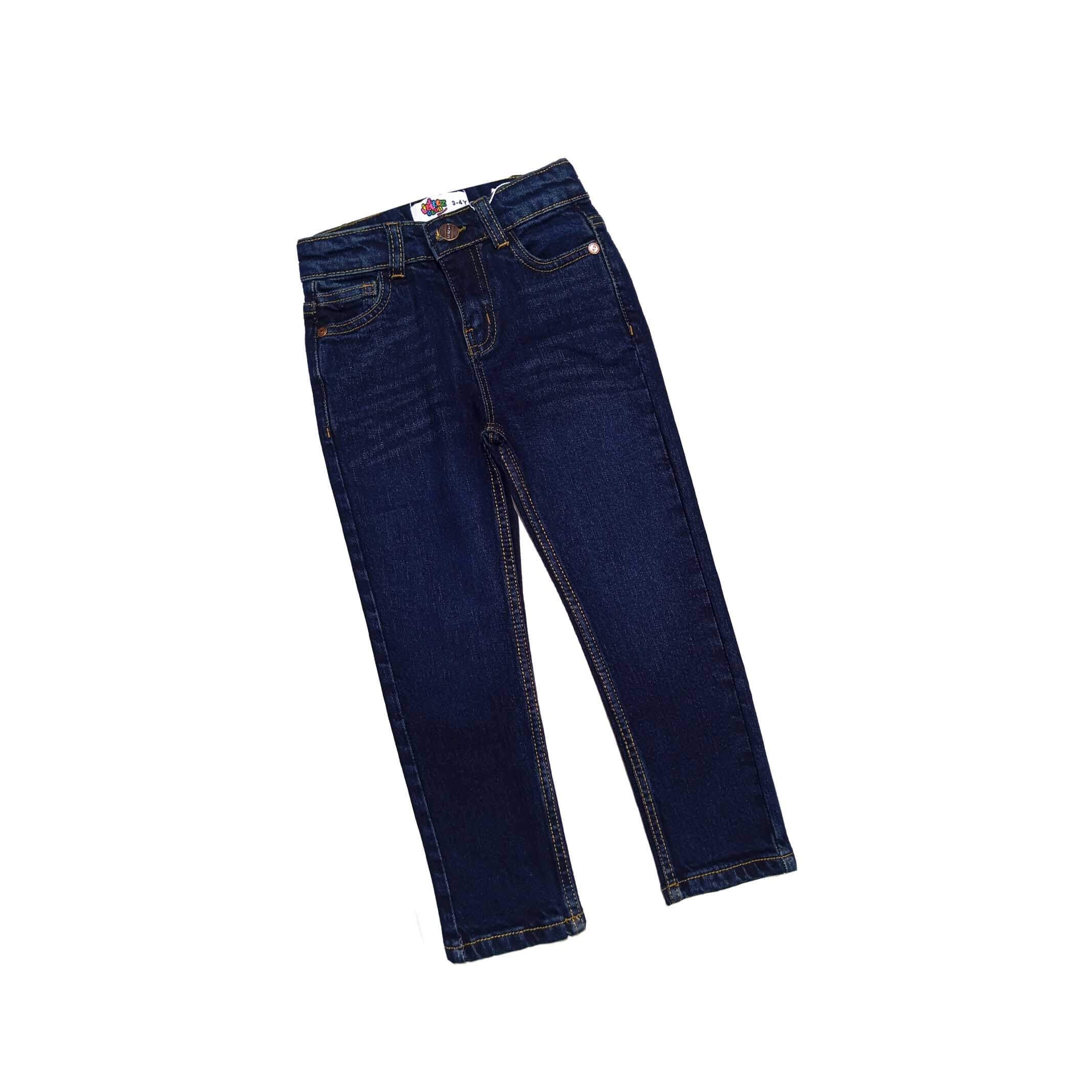 Classy Narrow Fit Denim Pant - Navy Blue