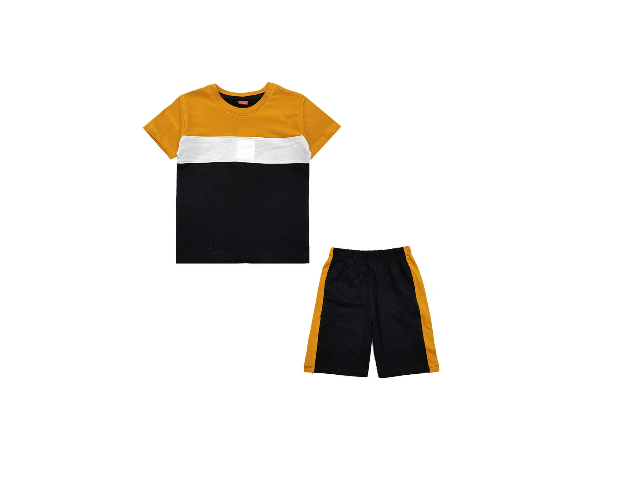 ClassyWhiteMusteredPenalTee_Short-White_Black