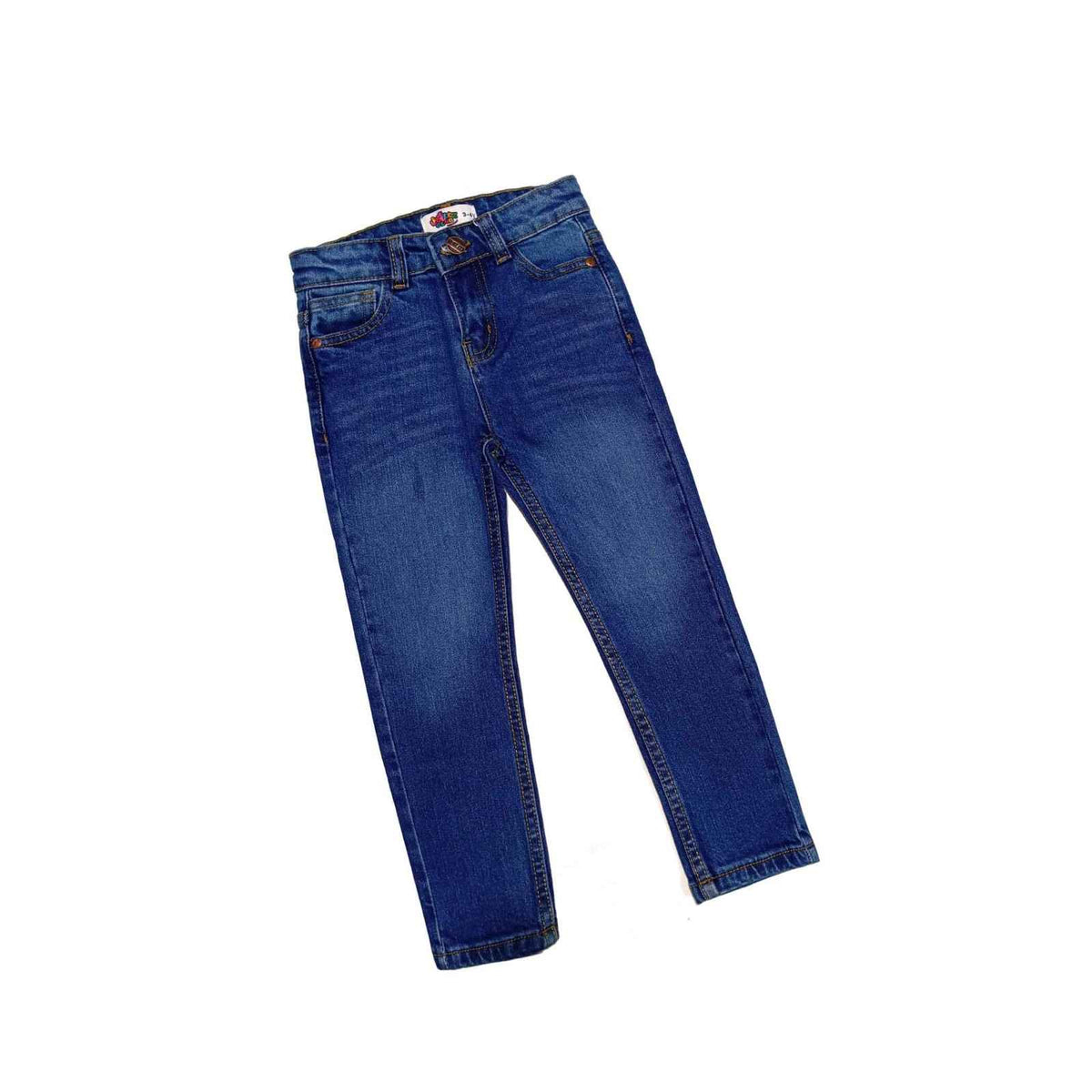 Classy Narrow Fit Denim Pant - Mid Blue