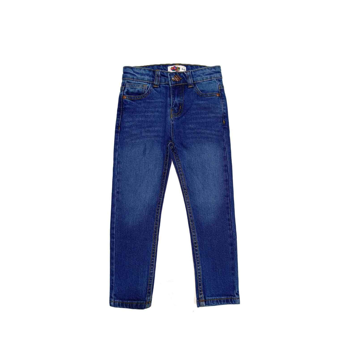 Classy Narrow Fit Denim Pant - Mid Blue