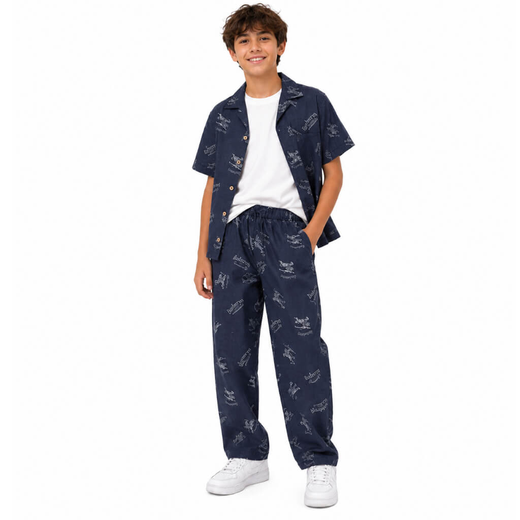 Burburries 3 pc Suit Set - Blue