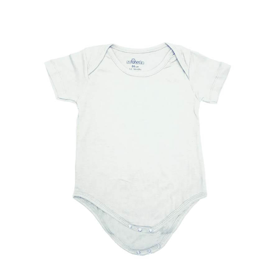 Cute Baby Romper - Light Grey