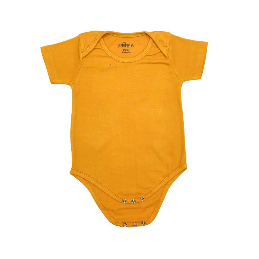 Cute Baby Romper - Mustered
