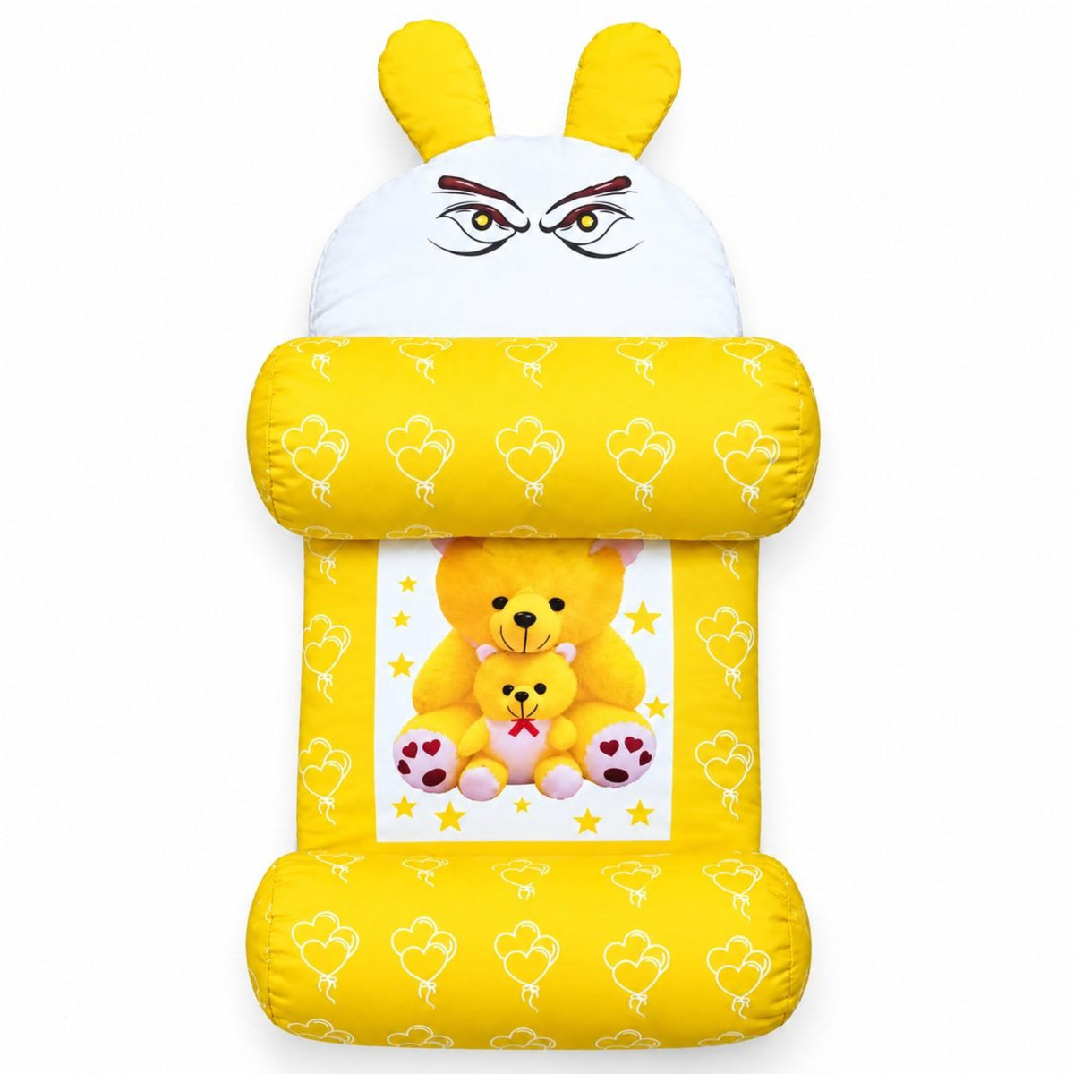 Cute Baby Bunny Head Shaping Pillow Set