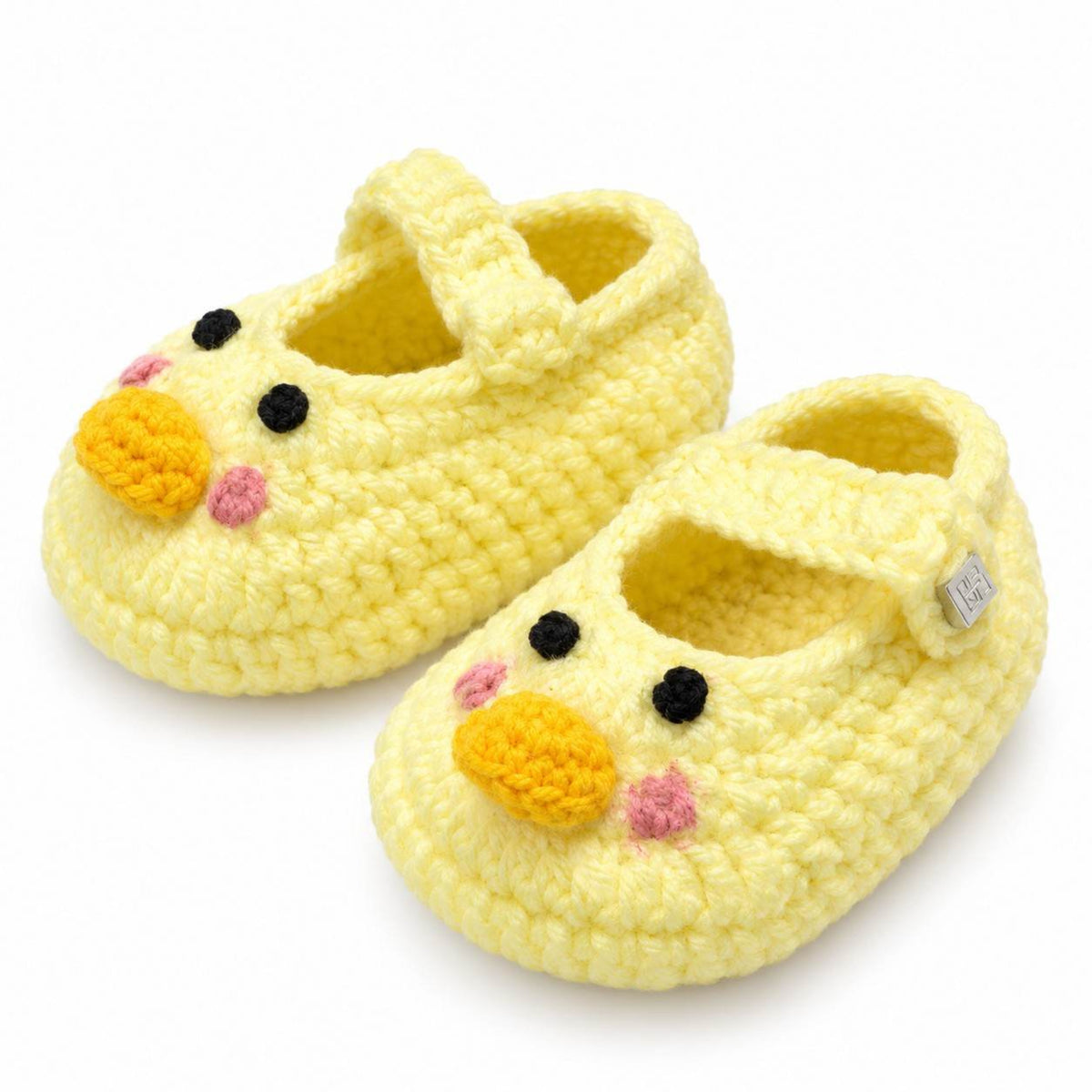 Cute Baby Duck Face Shoes Wool - Yellow