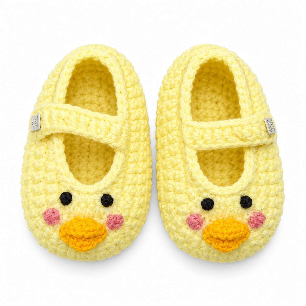 Cute Baby Duck Face Shoes Wool - Yellow
