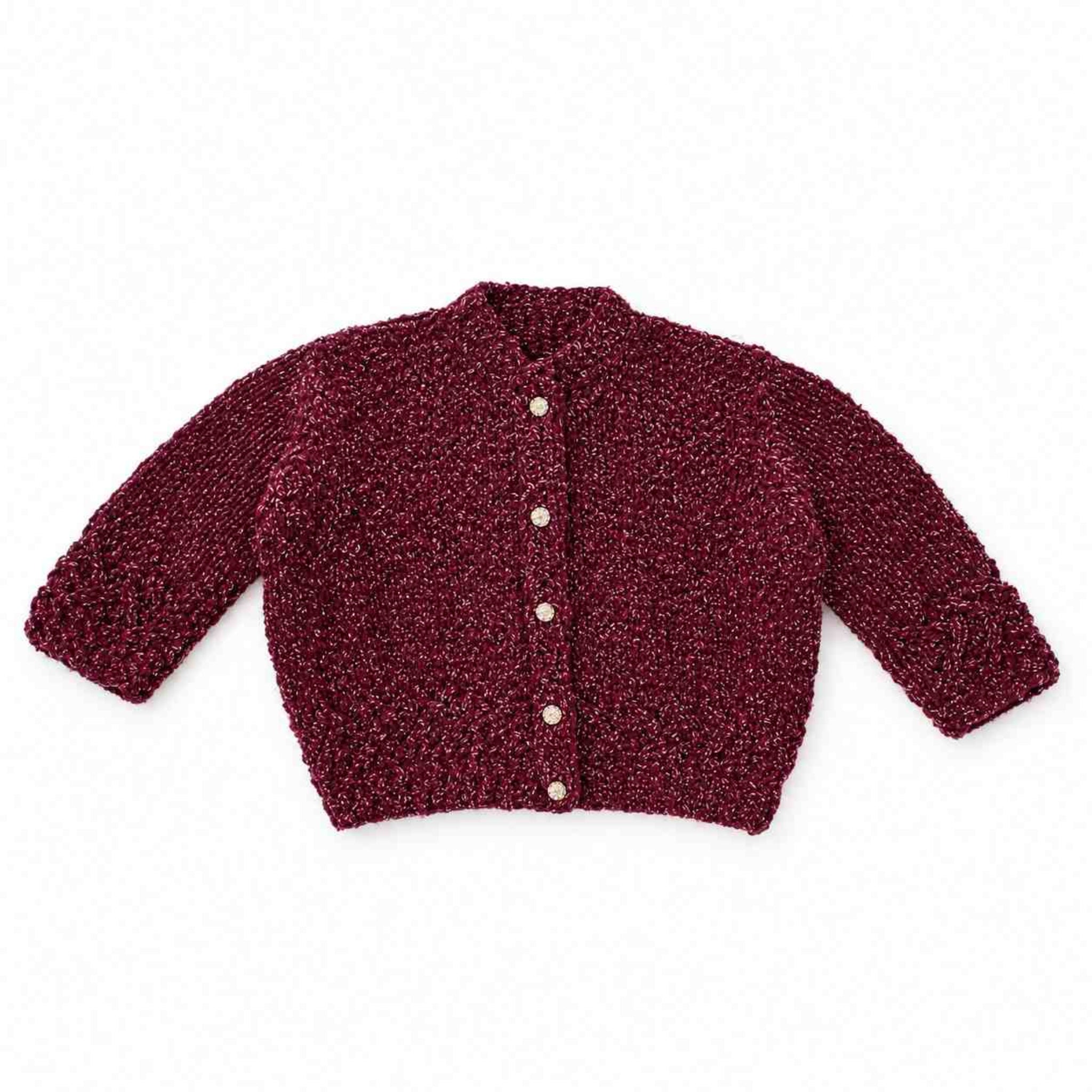 Cute Baby Hand Made Wool Shirt- Maroon
