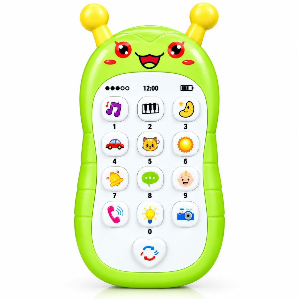 Cute Snail Antenna Musical Baby Toy Phone Set