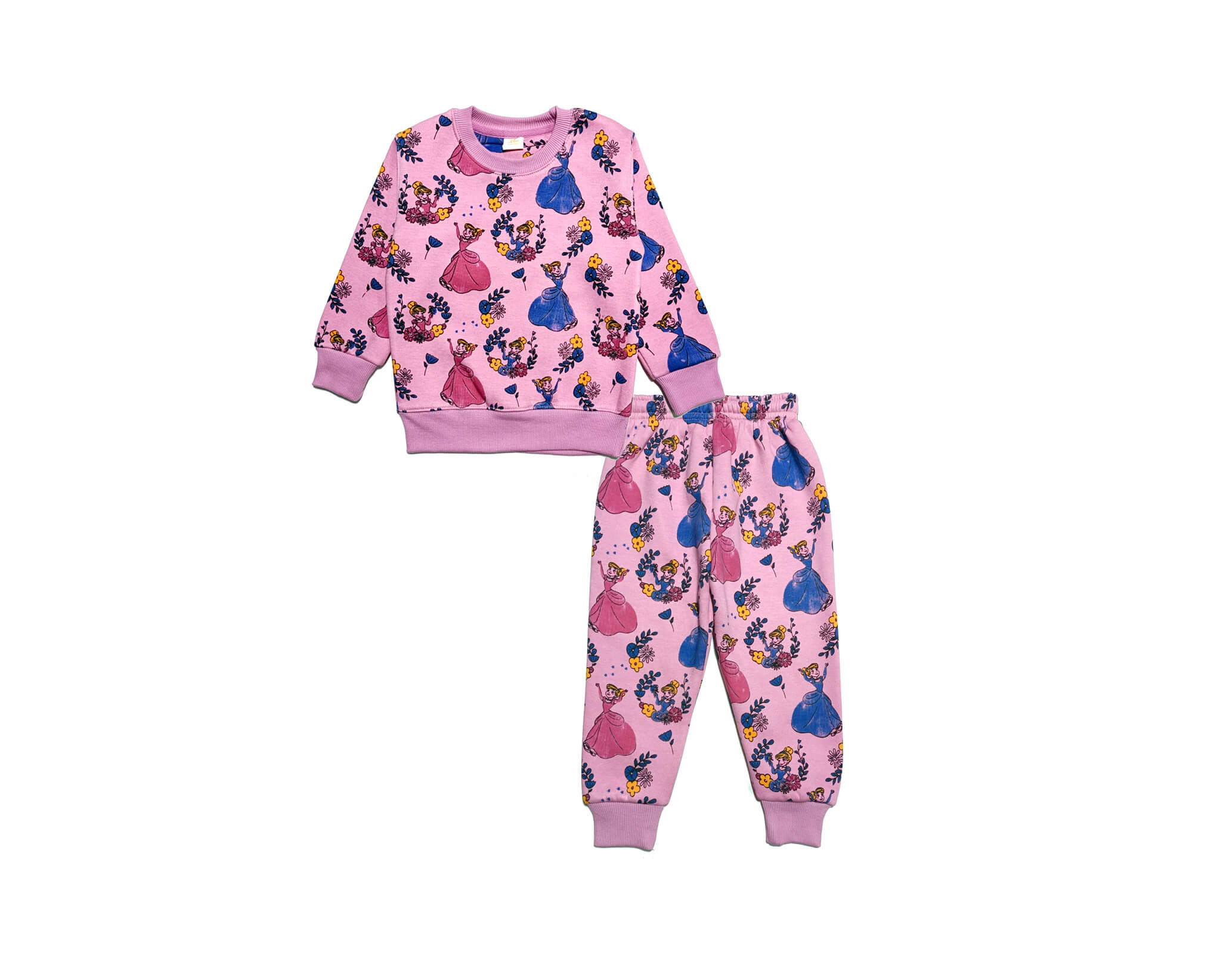 Dancing Doll Fleece Tracksuit -Pink
