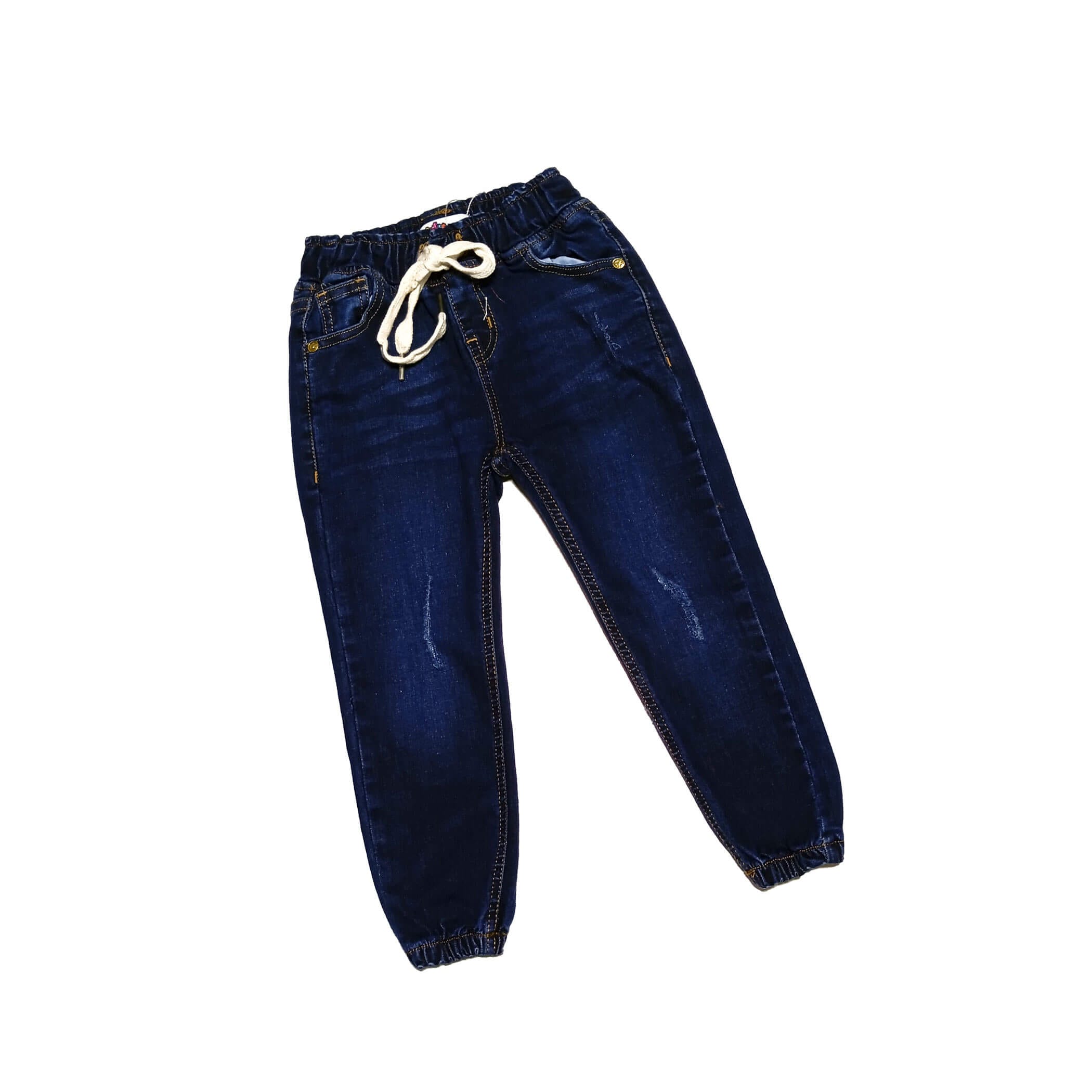 Dark Blue Joggers Jeans With Comfort Stretch