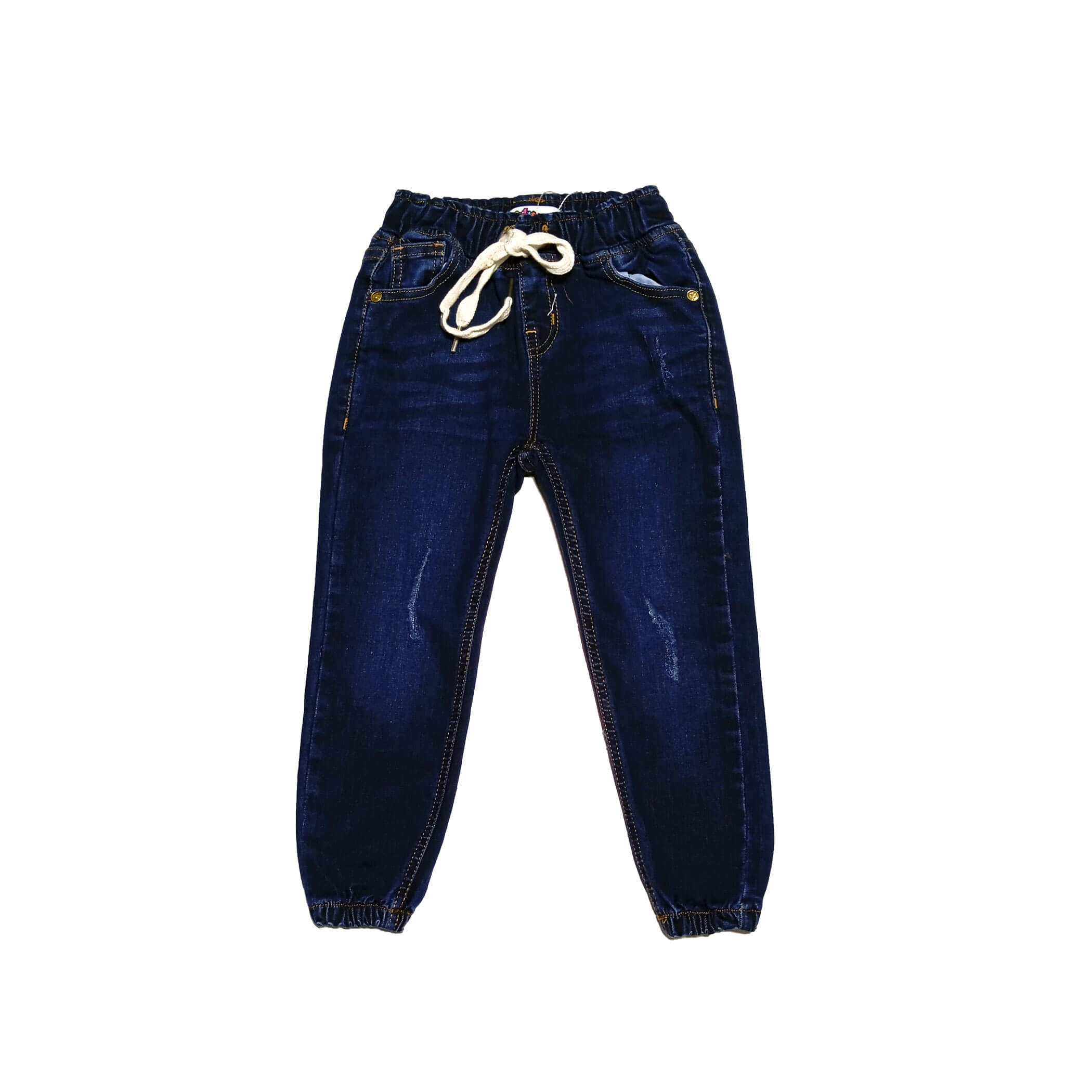Dark Blue Joggers Jeans With Comfort Stretch