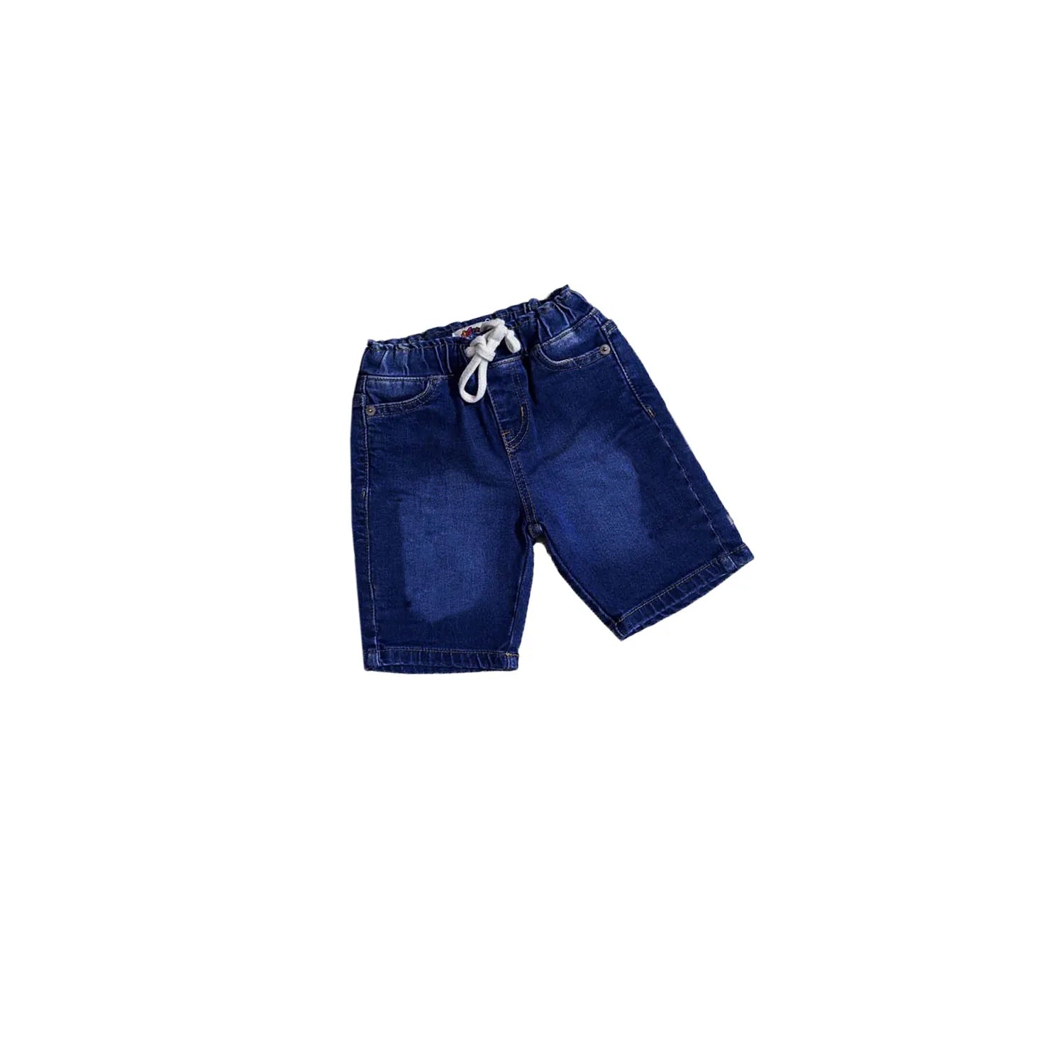Kids Premium Basic Denim Short  - Dark Blue
