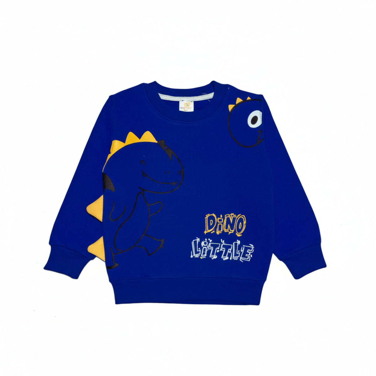 Dino Little Fleece Sweat Shirt - Royal Blue