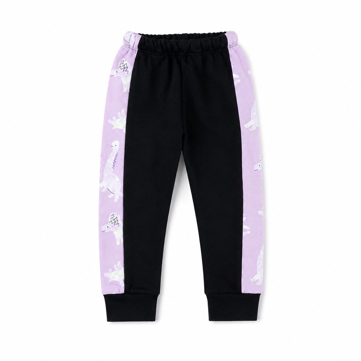 Dinosaur Penal Fleece Trouser - Black & Purple