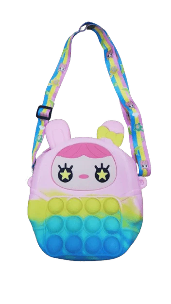 Doll Popup it Bubble Silicone Kids Purse