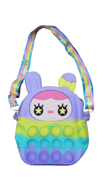 Doll Popup it Bubble Silicone Kids Purse