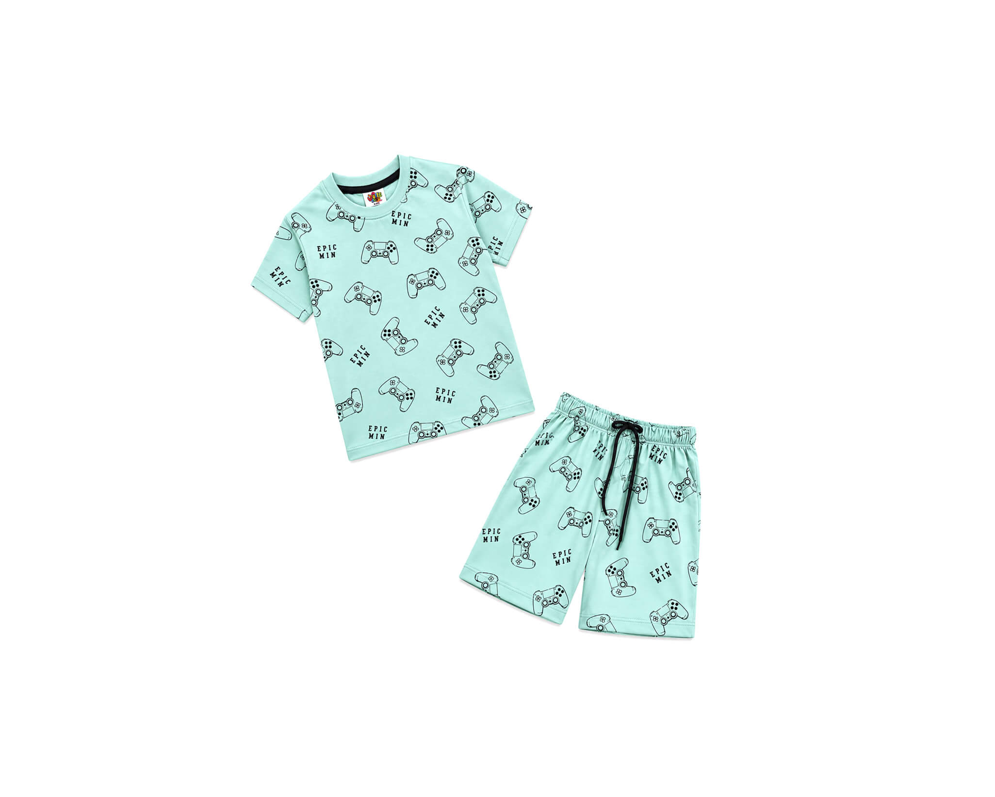 EpicMinAllOverPrintedTeeShirt_Short-LightGreen_1