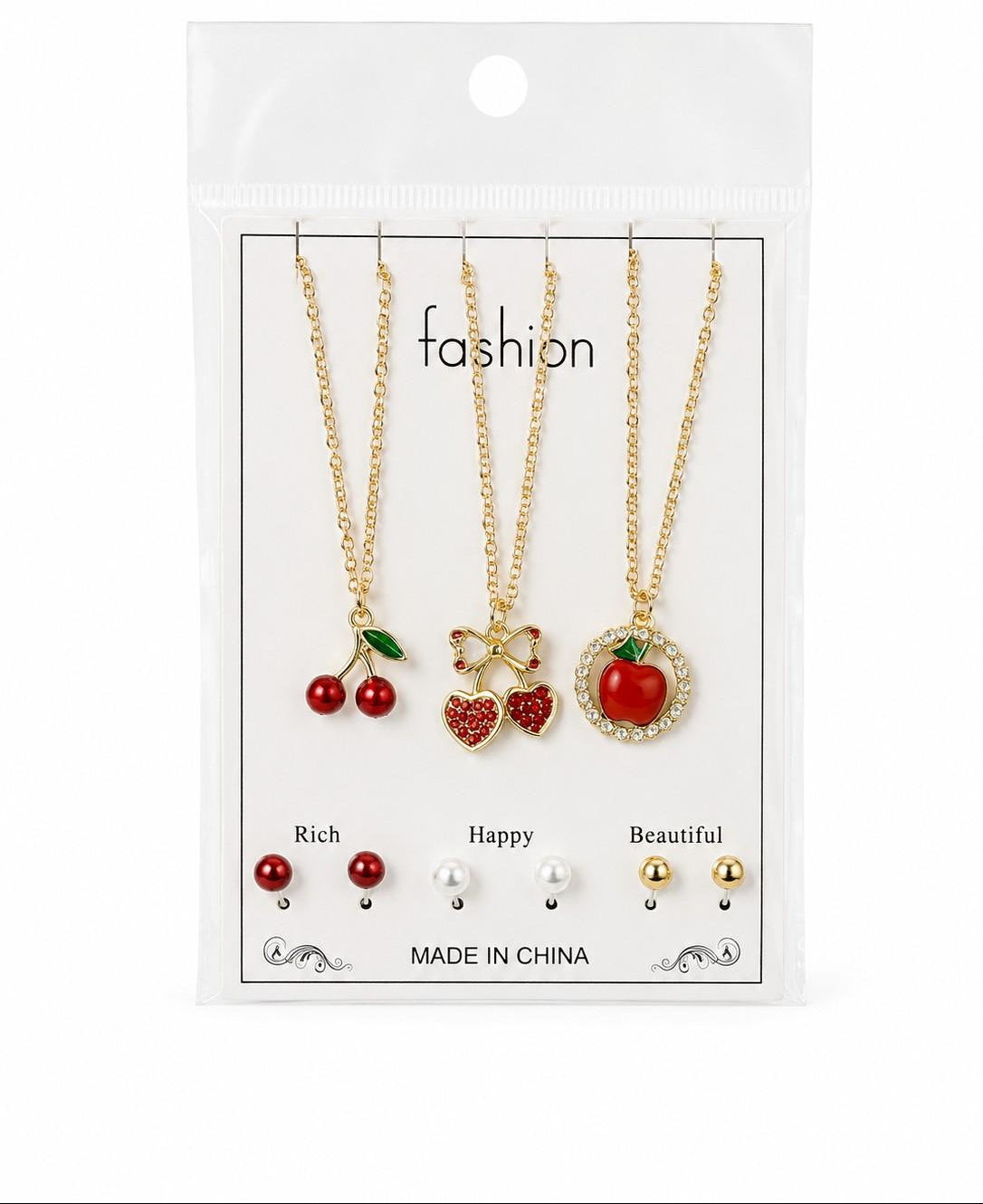 Fashion Jewelry Necklace and Earring Set