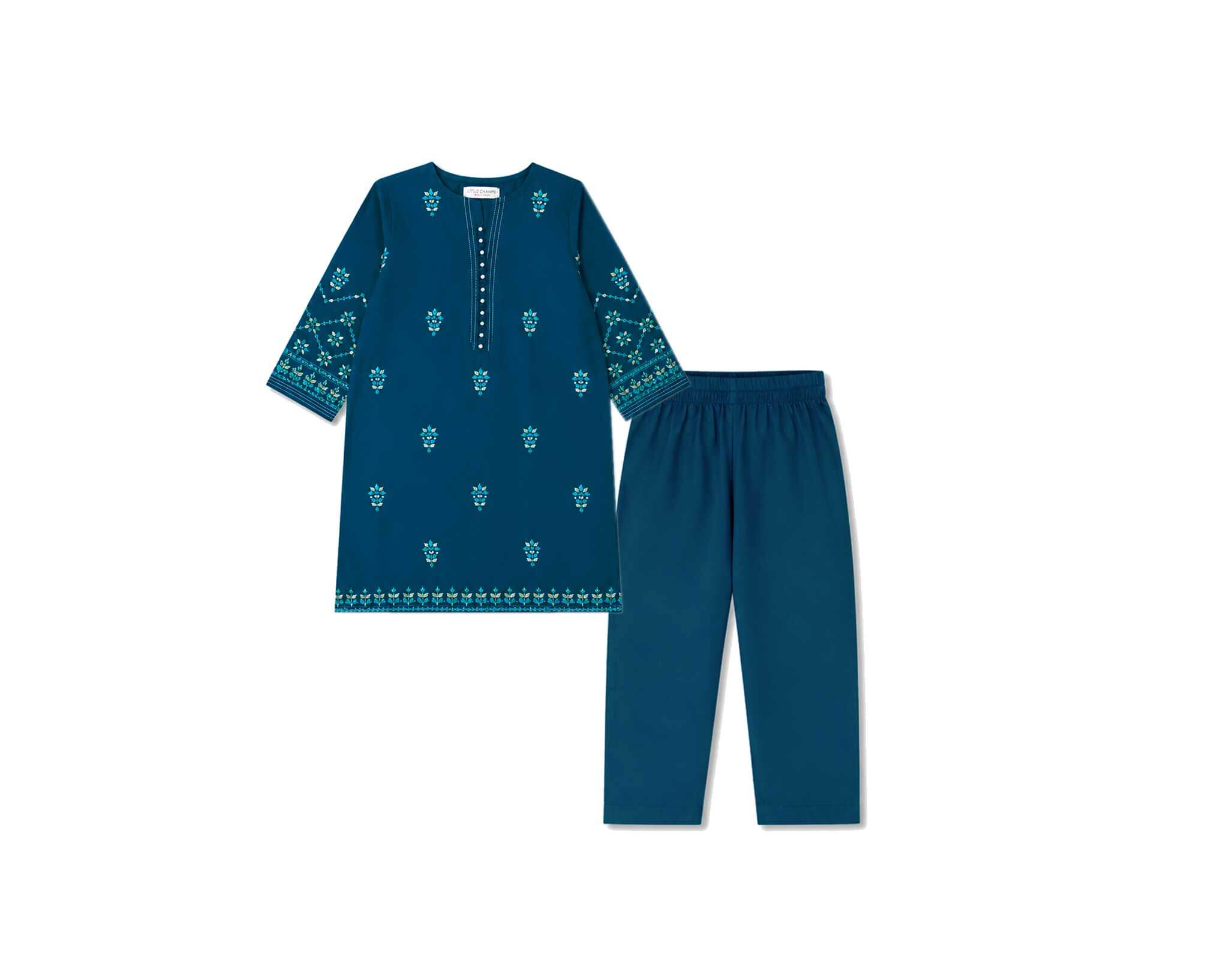 FestivePremiumEmbroideryKurta_Trouser-Zinc