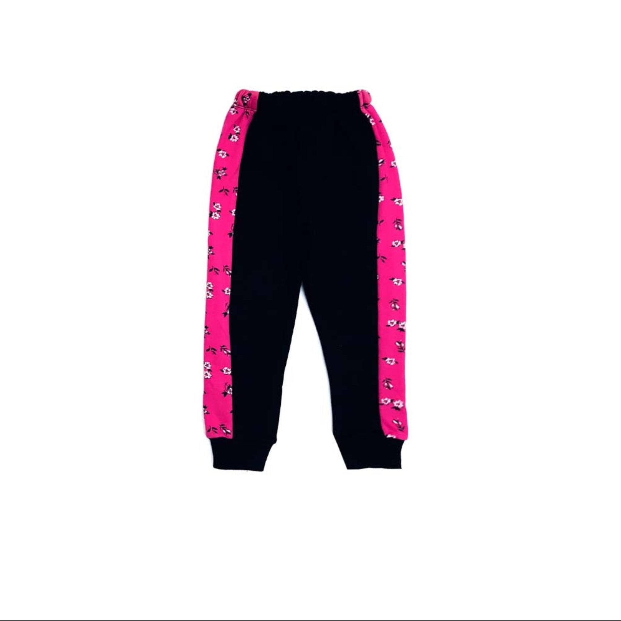 Floral Print with Penal Trouser – Shocking Pink