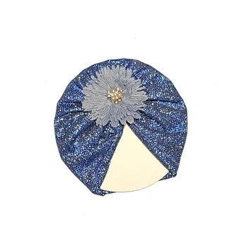 Flower Moon Light Turban Cap For Babies