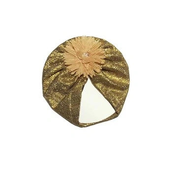 Flower Moon Light Turban Cap For Babies