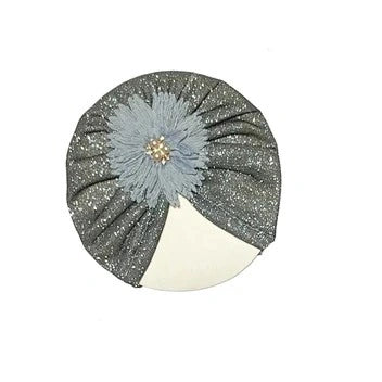 Flower Moon Light Turban Cap For Babies