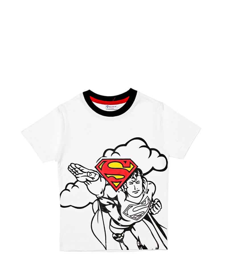 Flying Superman Tee Shirt - White