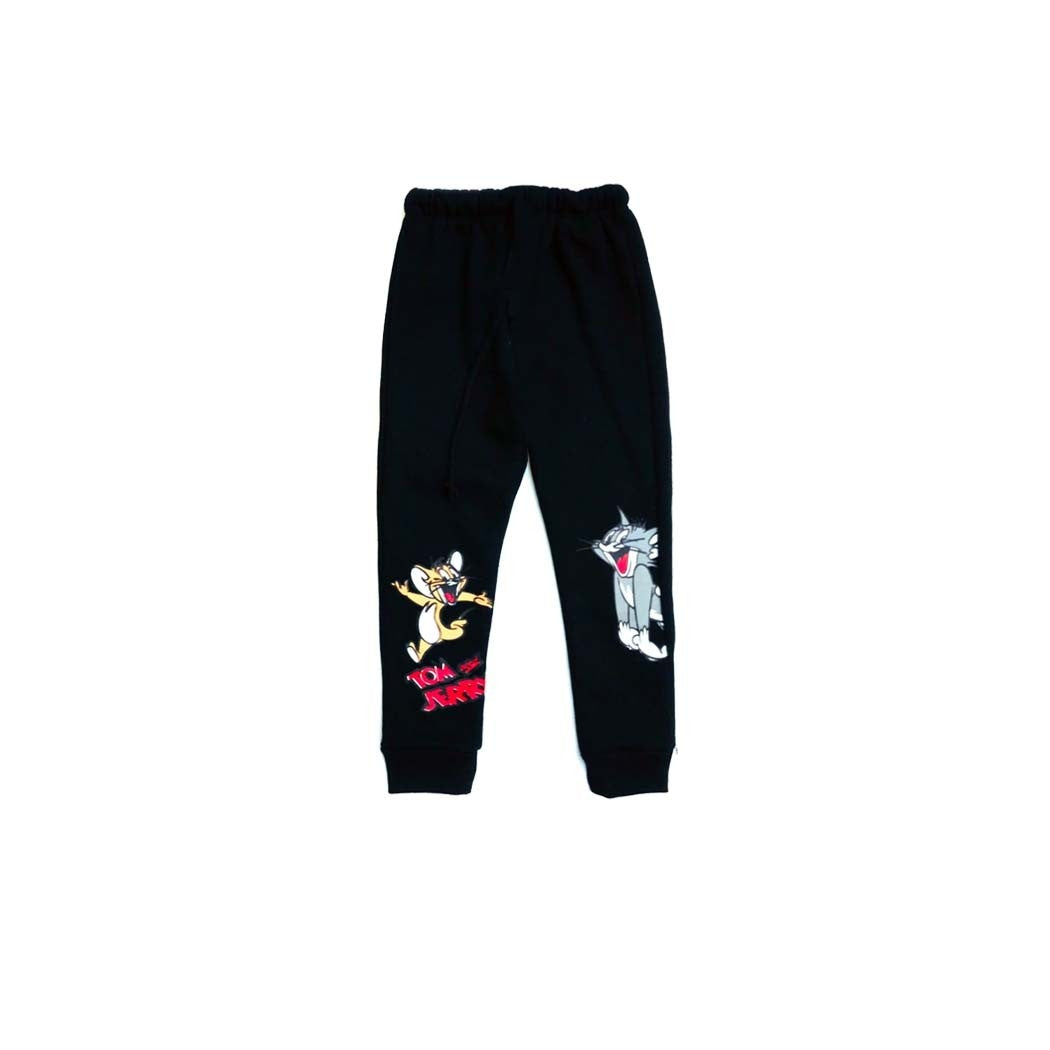 Friendly Tom & Jerry Fleece Trouser - Black