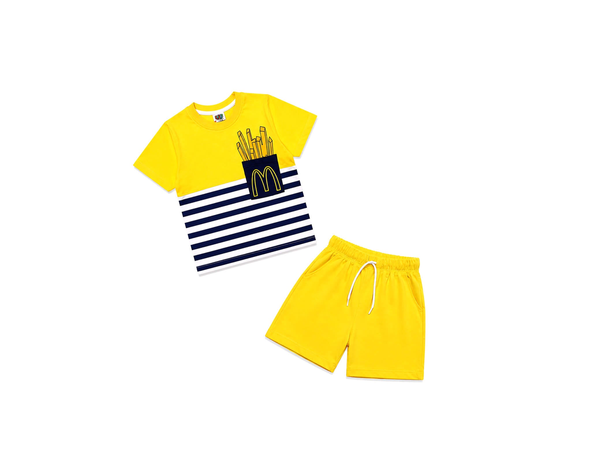 FrontPocketPrintedWithYellowPenalTeeShirt_Short-Yellow_White_1