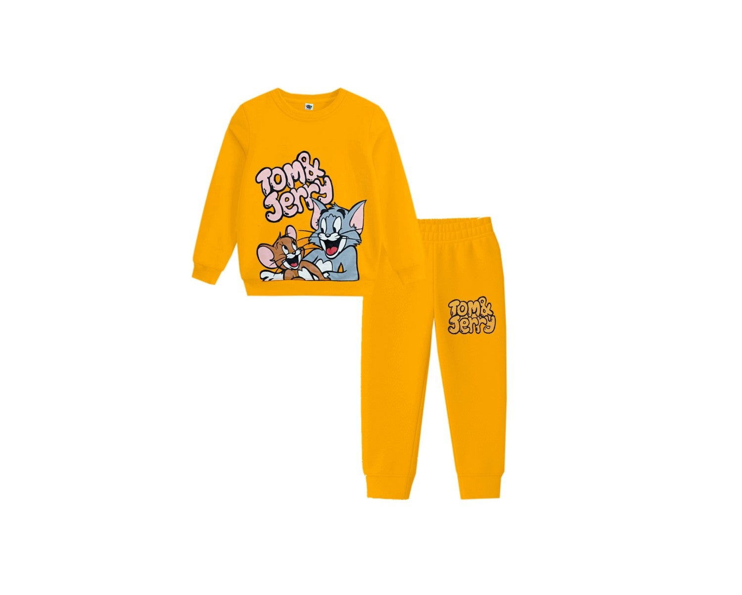 Fun with Friends Fleece Tracksuit - Yellow