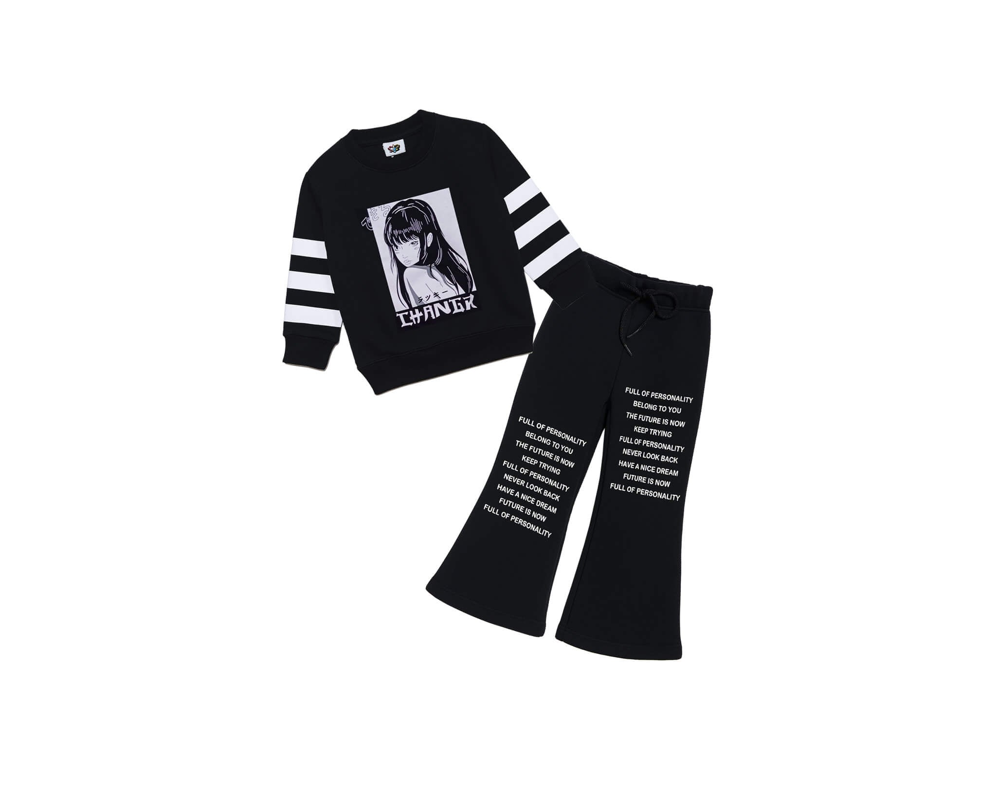 Game Changer Fleece Tracksuit -Black