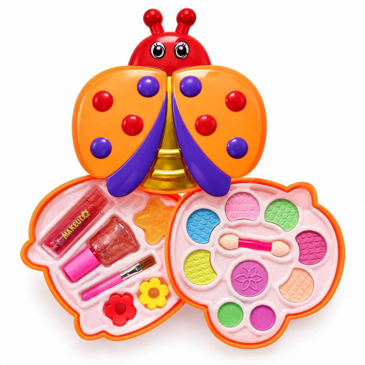 Girls Cute Ladybug Cosmetics Beauty Set
