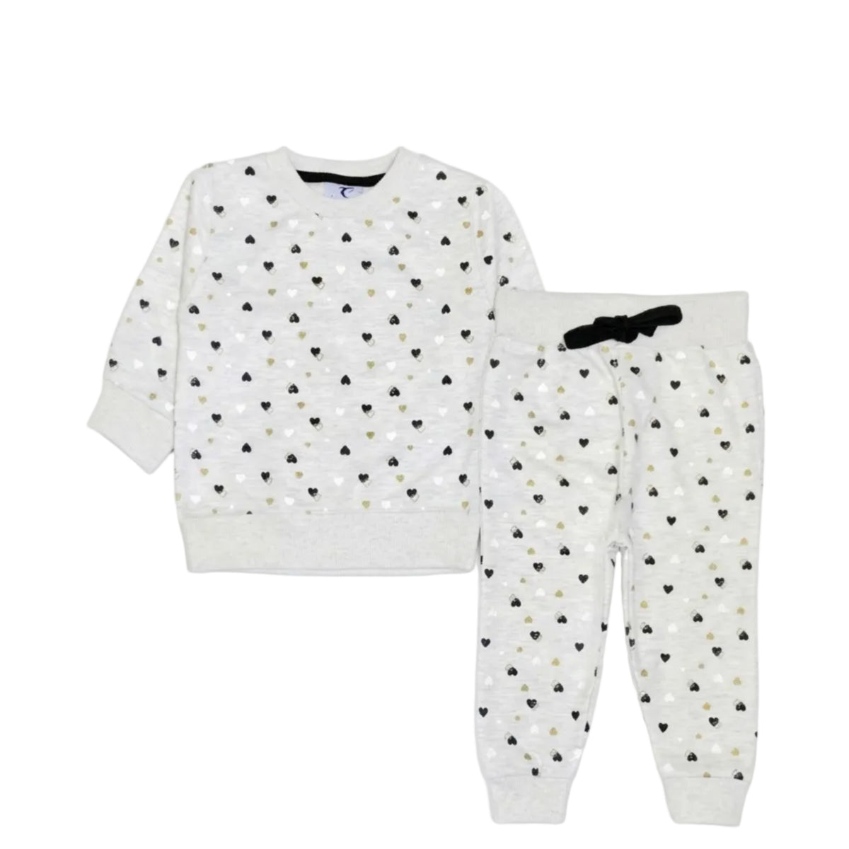 Golden-Black-Hearts-Fleece-Tracksuit-Grey