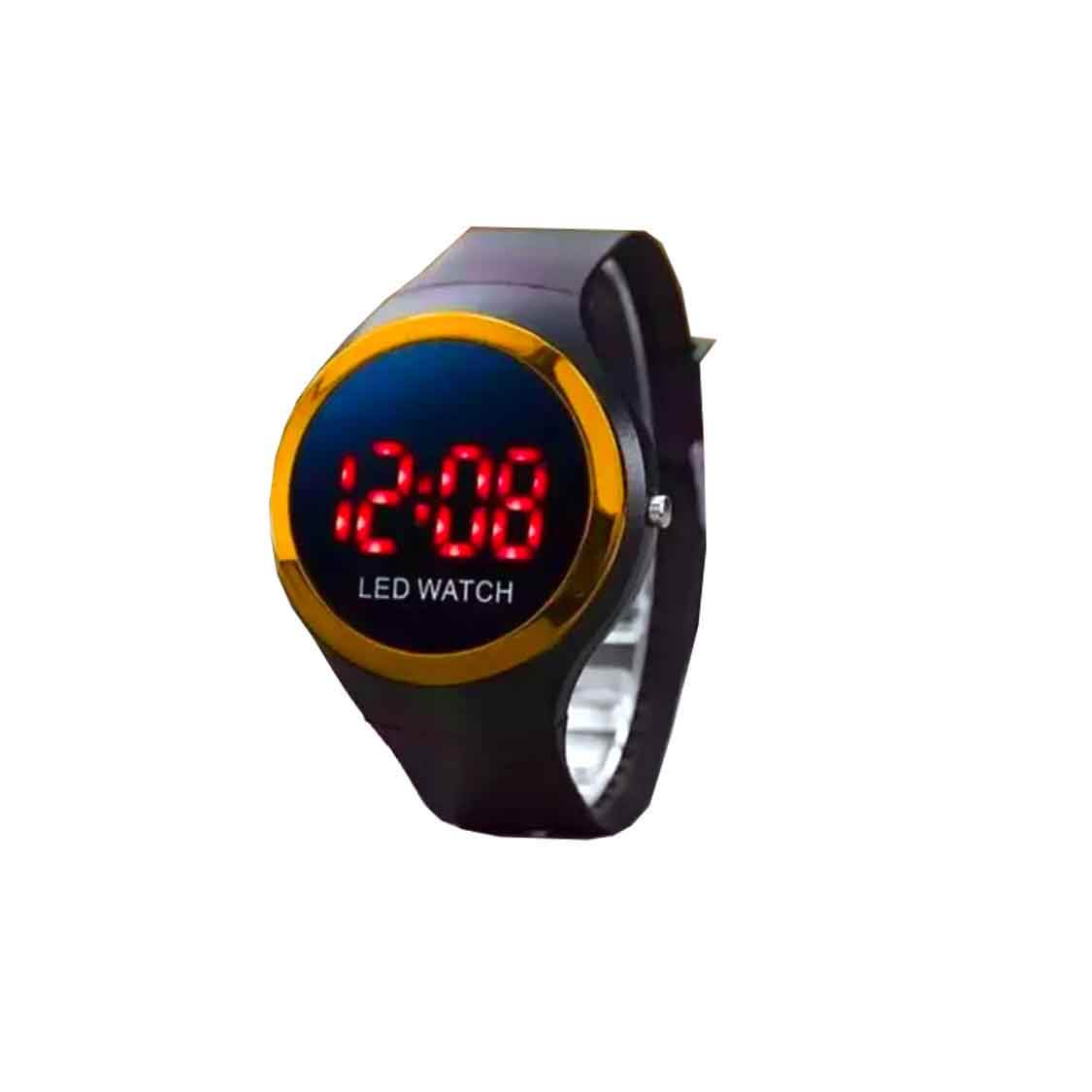 Golden Ring Silicon starp Digital watch