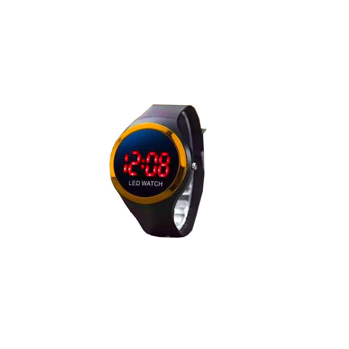 Golden Ring Silicon starp Digital watch