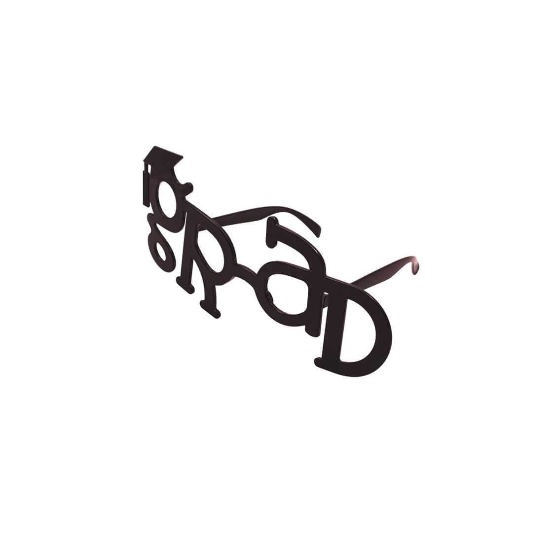 Grad Party Glasses - Black