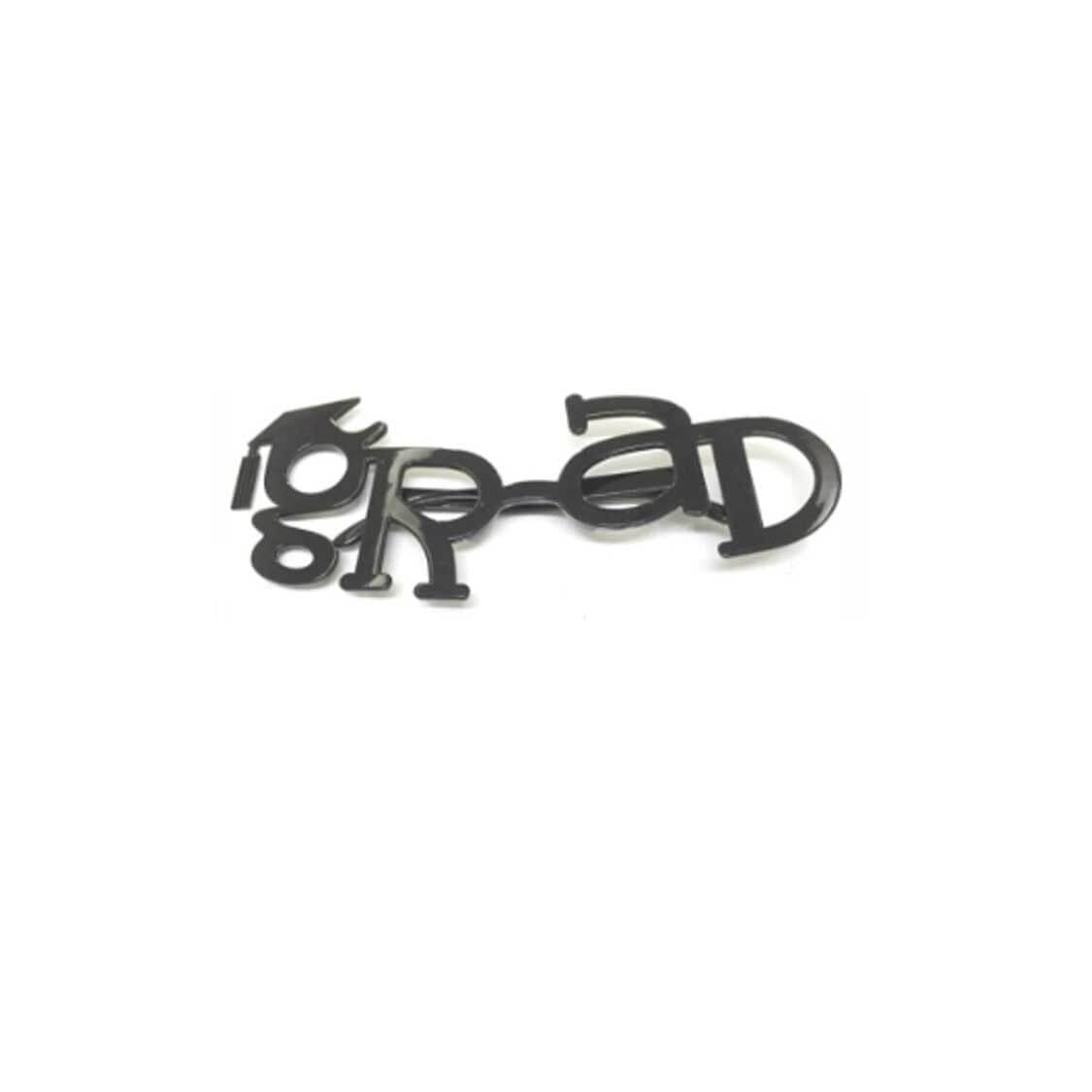 Grad Party Glasses - Black
