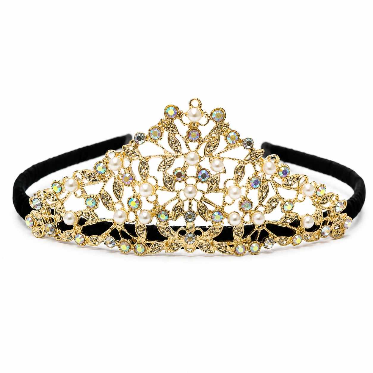 Hair Crown Wedding Hair - Black