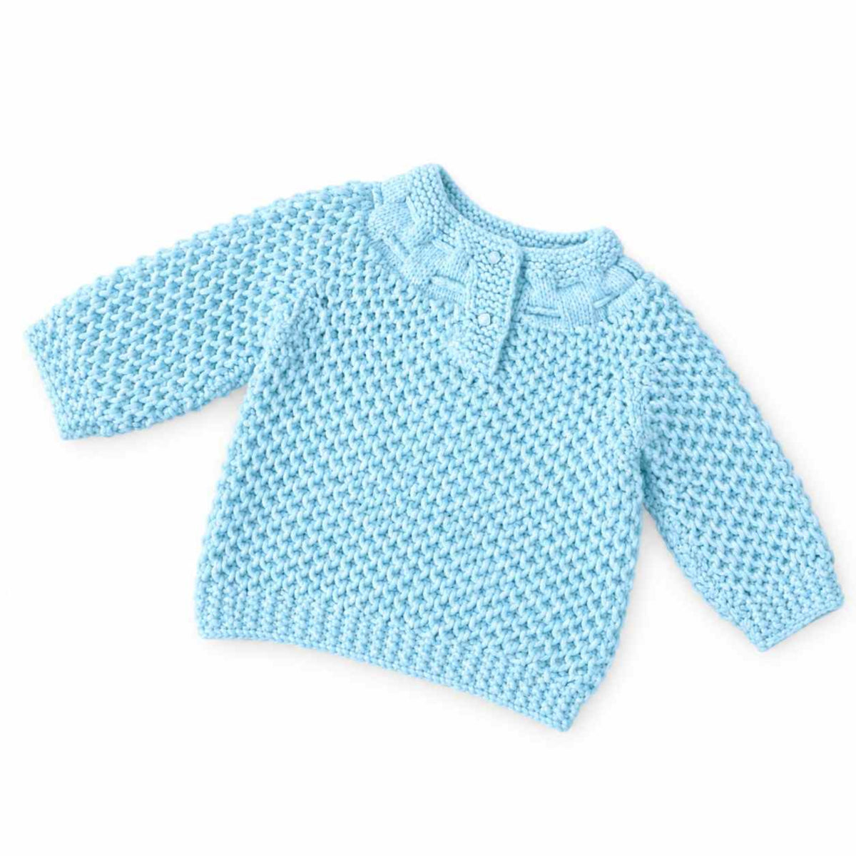Hand Mate Wool Cute Baby sweater- sky Blue