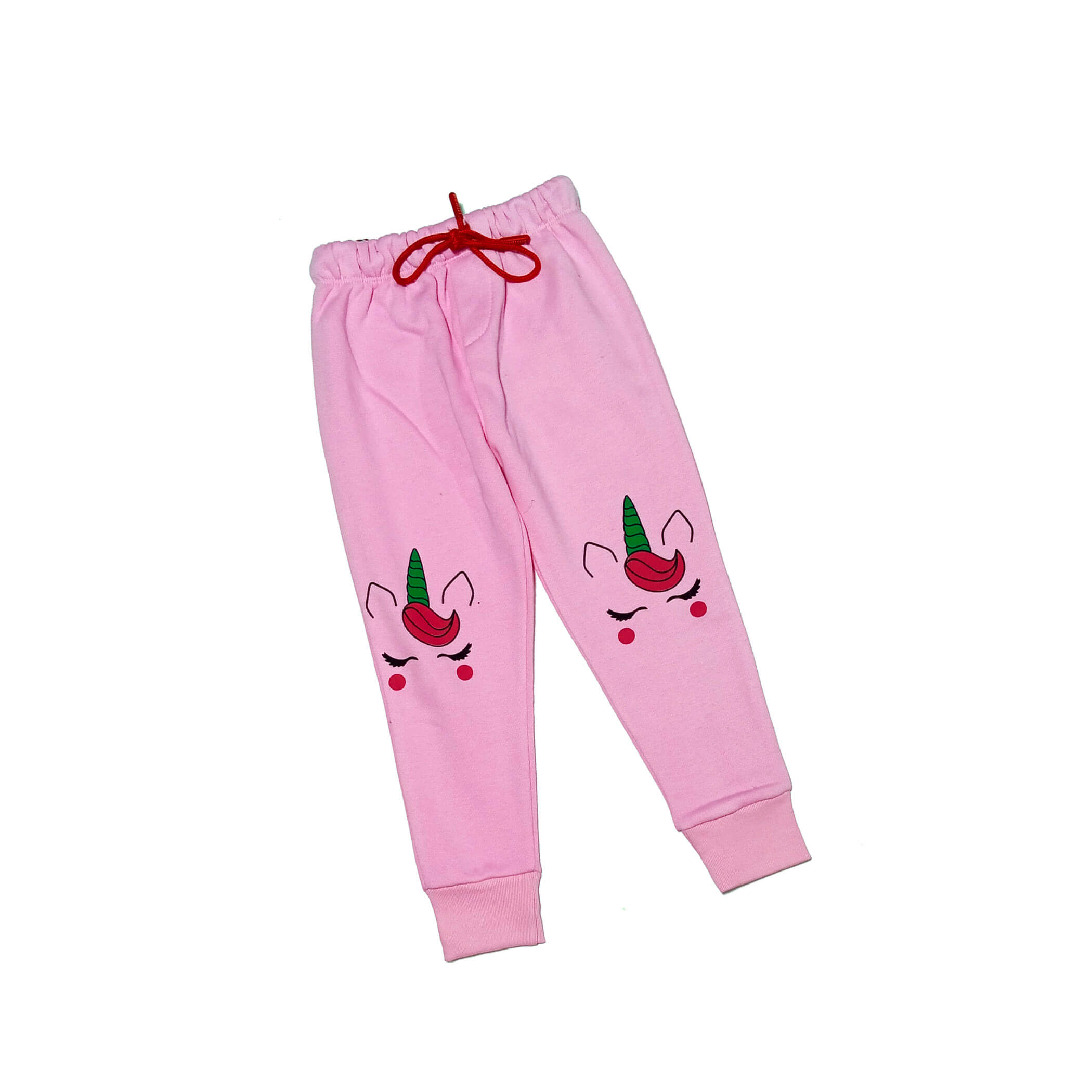 Happy Unicorn Fleece Trouser - Pink