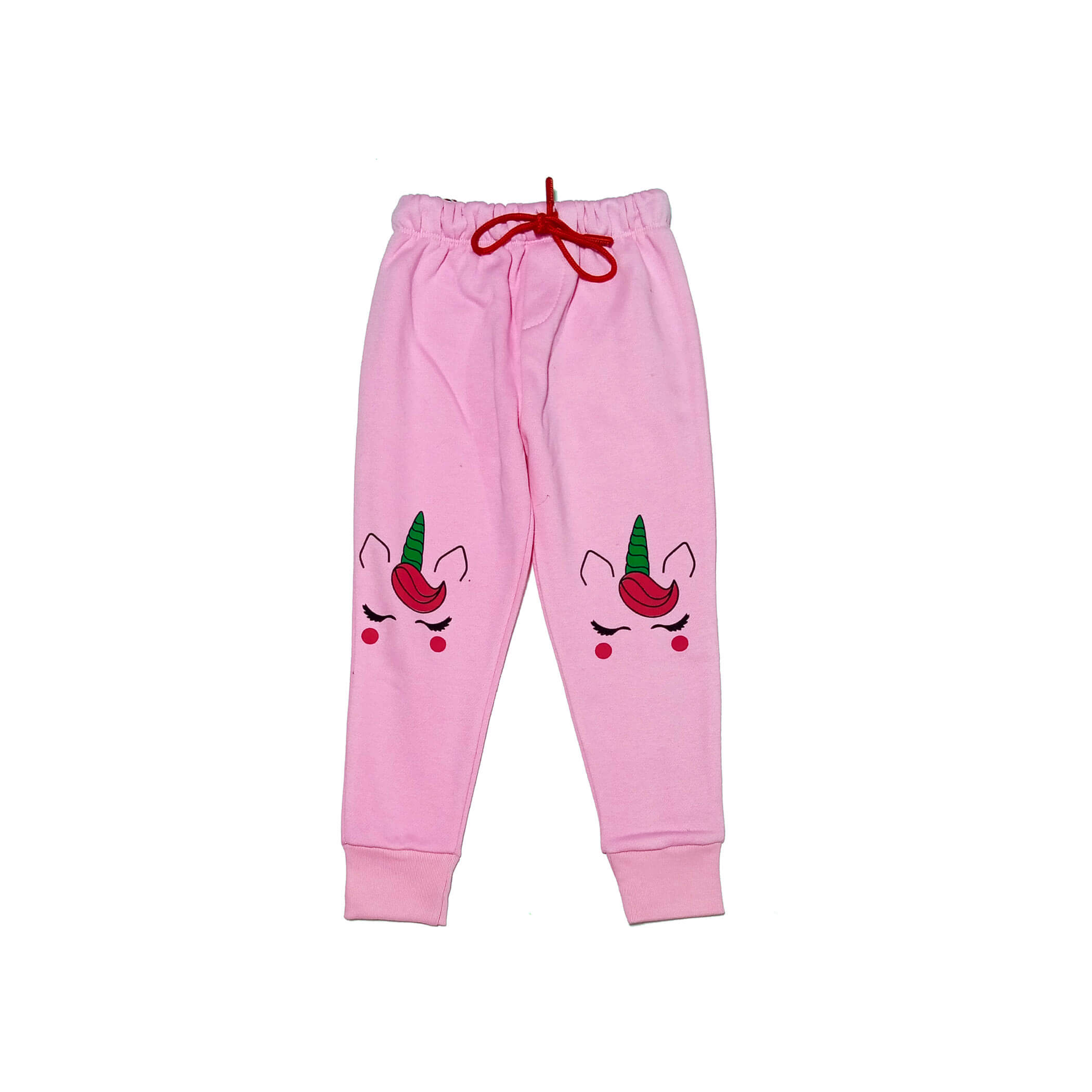Happy Unicorn Fleece Trouser - Pink